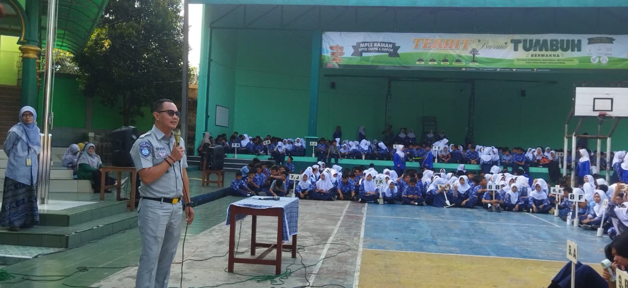 Sosialisasi Peran dan Fungsi dari Jasa Raharja dalam Program Pengajar Peduli Keselamatan Lalu Lintas